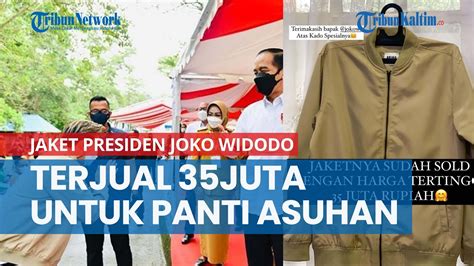 Jaket Presiden Joko Widodo Terjual Rp 35 Juta Hasil Lelang Untuk Panti