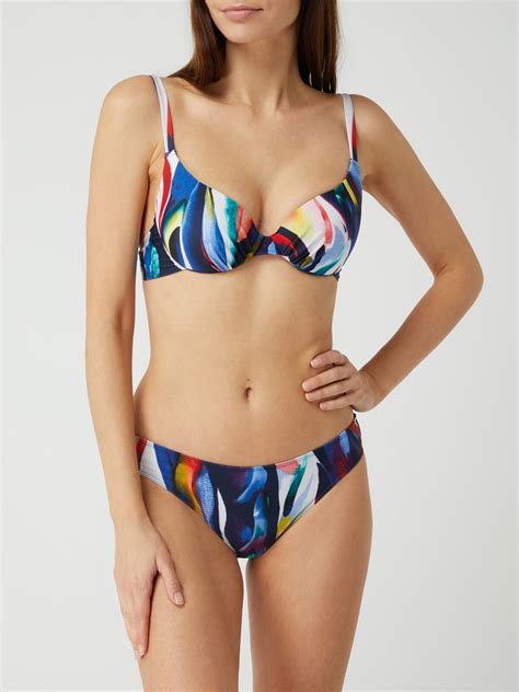 JOOP BODYWEAR Bikini Slip Mit Allover Muster Modell Matira Blau