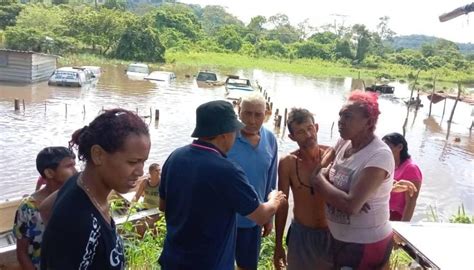 El Callao l Se desborda el río Yuruari e inunda comunidades