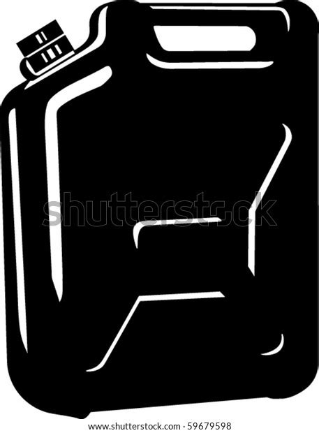 Gas Can Vector Illustration Stock Vector Royalty Free 59679598