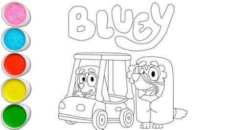 Dibujos Para Colorear De Bluey Y Bingo Lucox Cl