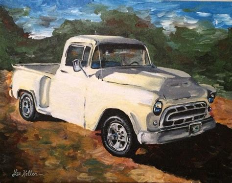 57 Chevy Truck Art Classic Truck Art Print