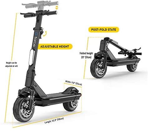 G Force S10 Electric Scooter10 Tubeless Tire 500w Motormax Speed