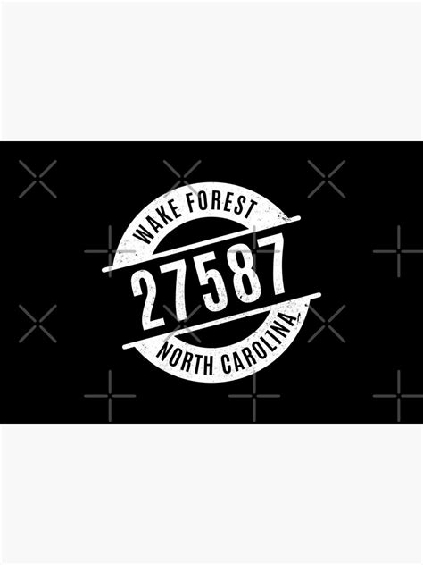 "Wake Forest North Carolina 27587 Zip Code" Poster for Sale by ...