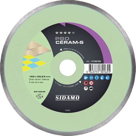 Disque Diamant Pro Ceram S D Mm Al Sage Mm Pour C Ramique