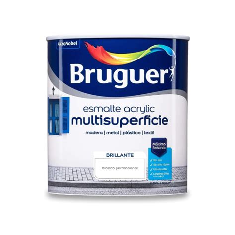 Bruguer Esmalte Acrylic Multisuperficie Brillante Blanco Permanente