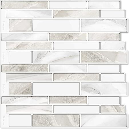 Amazon Vamos Tile 10 Sheets Peel And Stick Backsplash Tiles 12