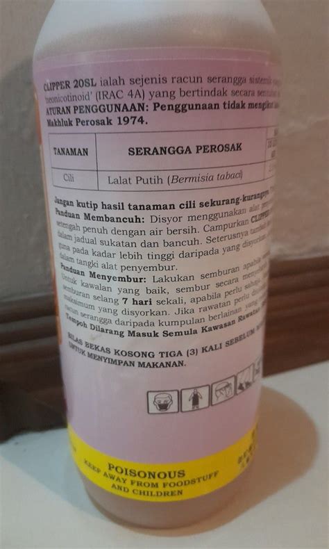 Racun Serangga Lalat Putih Health Nutrition Insect Repellent On