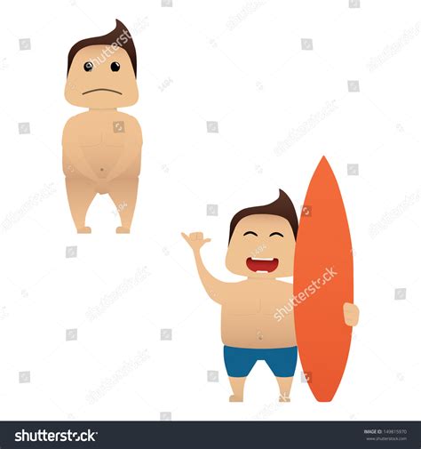 Embarrassed Naked Man Stock Illustrations Images Vectors Shutterstock