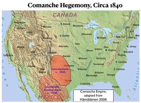 Comanche Empire Map - GeoCurrents