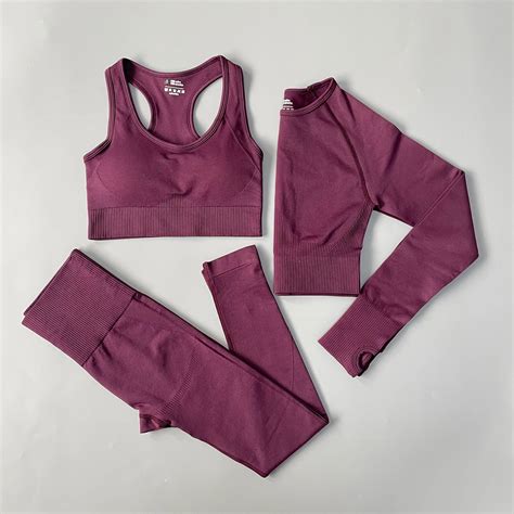 Seamless Yoga Set Women Fitness Clothing Women Workout Set High