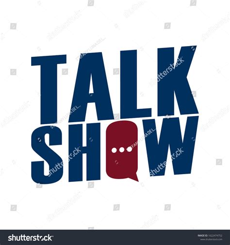 Talk Show Logo Letter Vector Template Stock Vector Royalty Free