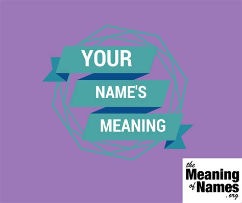 What Does My Name Mean? | Spiritual names, Names with meaning, Names