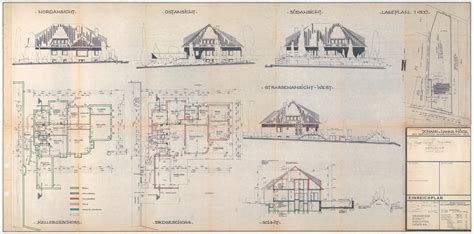 Einreichplan Grundrisse Schnitt Ansichten Lageplan — Larchiv