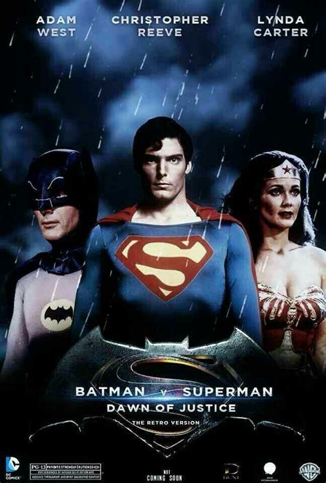 Adam West Christopher Reeve RIP And Lynda Carter Batman Vs