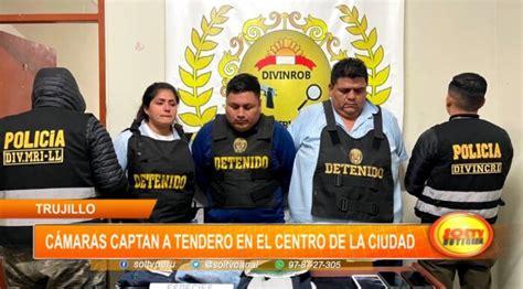 Trujillo C Maras Captan A Tendero En El Centro De La Ciudad Soltv Peru