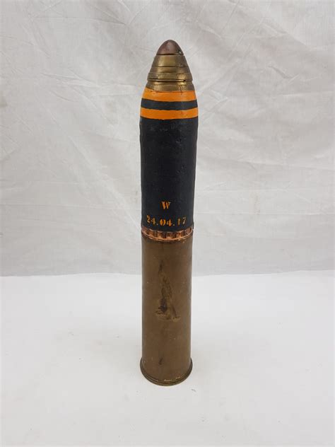 WW1 18 Pounder Complete Inert Shell 3 Sally Antiques