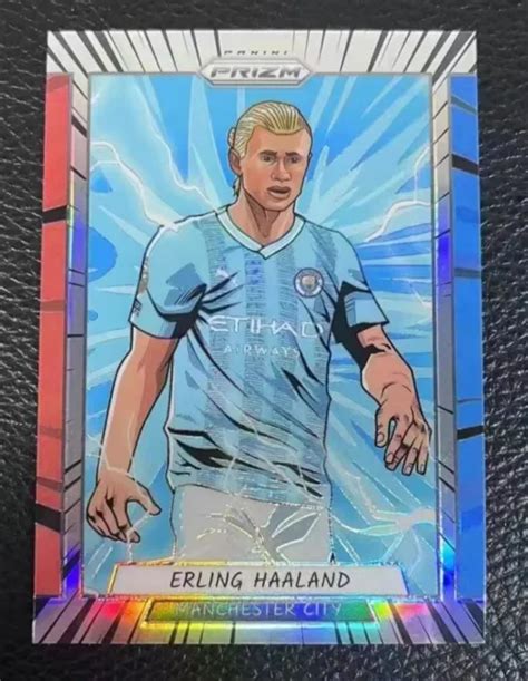 Erling Haaland 2023 24 Panini Prizm Premier League Manga Prizm Ssp Mci