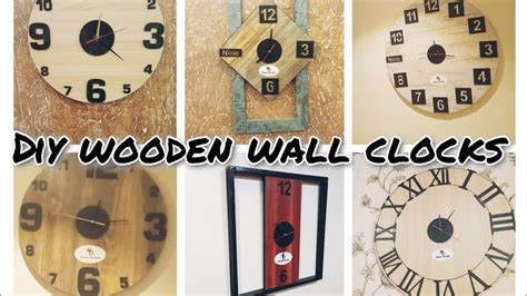 Diy wooden wall clocks / How to make it