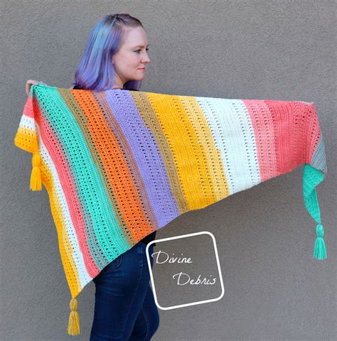 The Free Brecken Shawl Crochet Pattern By Divine Debris