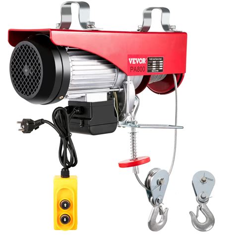 Buy VEVOR 1760lbs Mini Electric Hoist Crane, 800KG Electric Hoist Winch ...