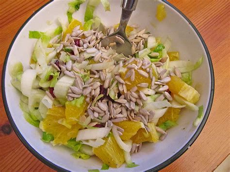 Chicoree Salat Mit Orangen Von Witwebolte Chefkoch