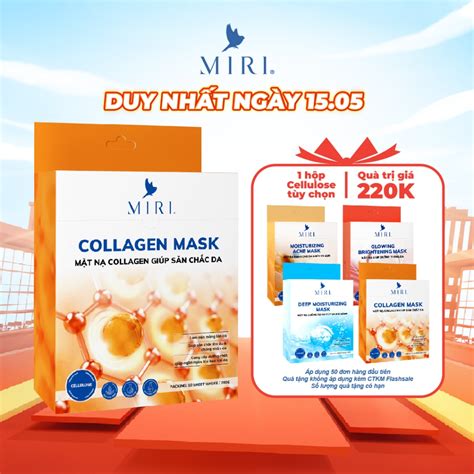 H P Mi Ng M T N Gi P S N Ch C Da Collagen Mask Miri Shopee