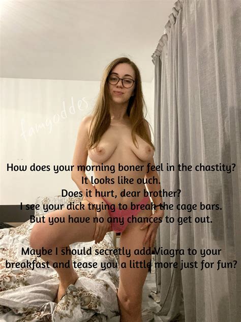 Sis Chastity Teasing Scrolller