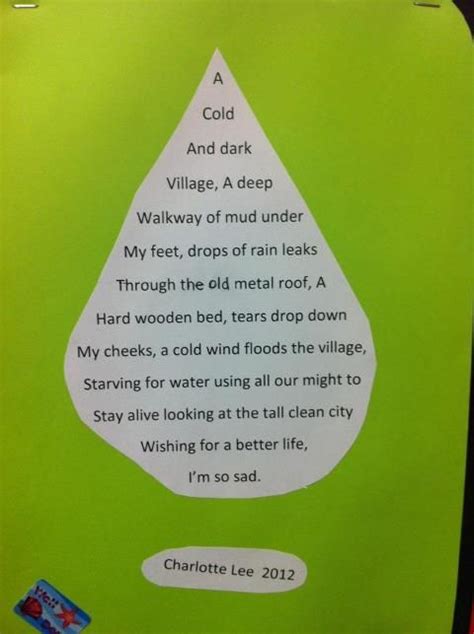 water poems for kids