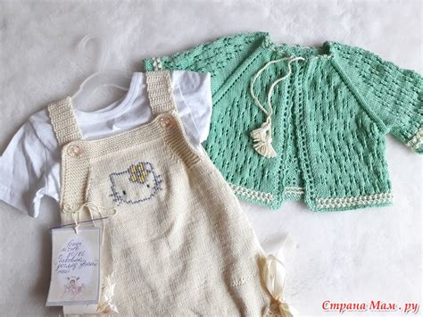Летняя кофта детская "Мята" - Вязание для детей - Страна Мам