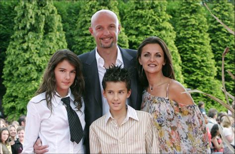 Photo Frank Leboeuf Avec Sa Femme Betty Et Ses Enfants Jade Et Hugo