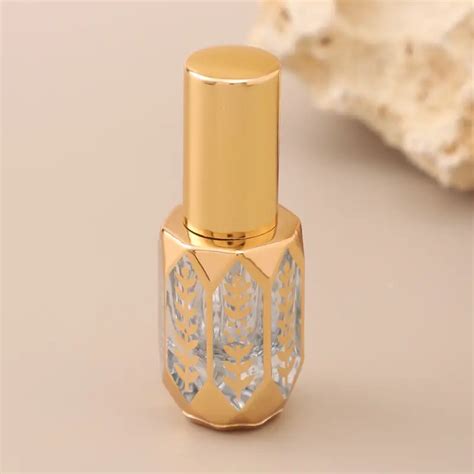 Luxury Rose Golden Refillable Perfume Bottle Glass Atomizer Temu