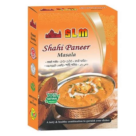 Slm Shahi Paneer Masala Packaging Size Gm At Rs Pack In