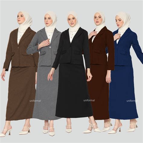 Jual Rok Kerja Panjang Hitam Rok A Line Bahan Formal Kantor Shopee