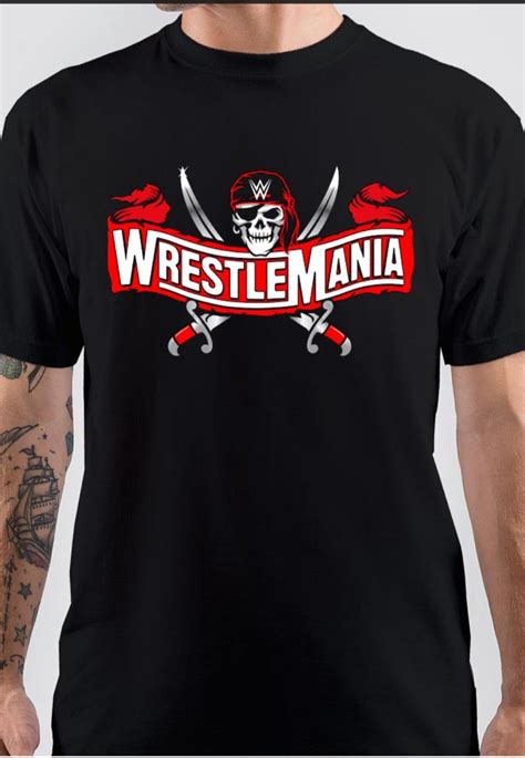 WWE WrestleMania Black T-Shirt | Swag Shirts