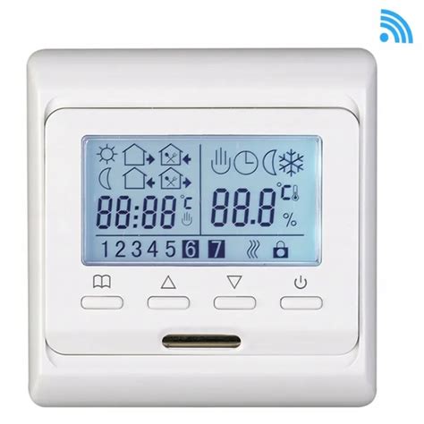 TERMOSTAT POKOJOWY WIFI CYFROWY REGULATOR LCD 16A E51 TERMOSTAT