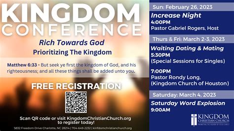 Kingdom Conference 2023 – Kingdom Christian Church