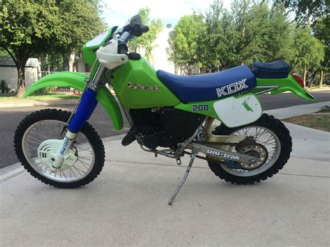 1986 Kdx 200 Enduro No Reserve Auction Clean Clear Notarized Title