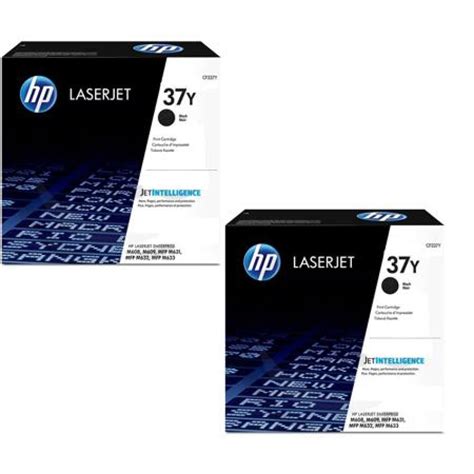HP 37Y Extra High Yield Black Toner Cartridge 2-pack | BlueDogInk.com