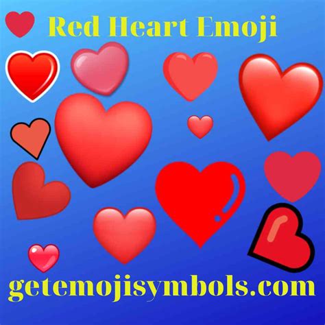 ️ Red Heart Emoji - All emoji copy and paste symbols!