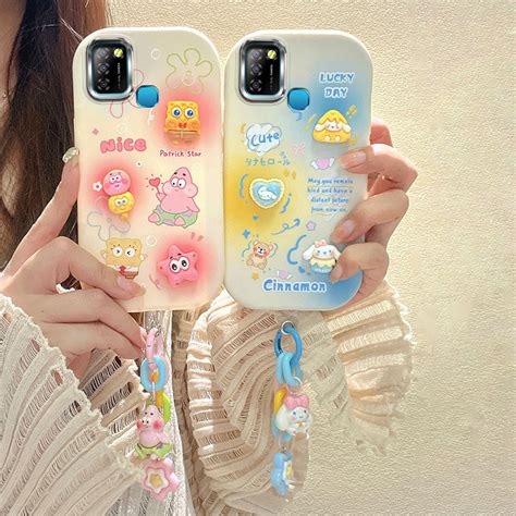 Infinix Smart 5 2020 Hot 10 Lite 豪華可愛三維卡通小狗 Patrick Bobs Cin 蝦皮購物