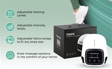 Amazon Nooro Portable Knee Massager With Heat Red Light