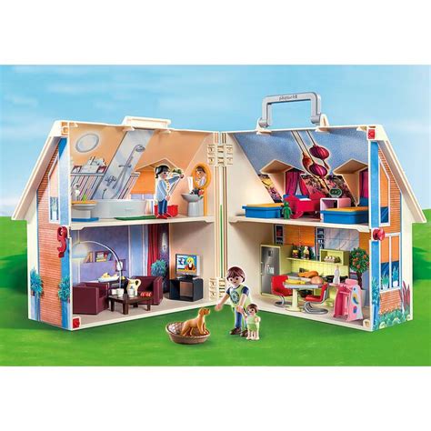 Playmobil Dollhouse Maison Transportable Interdiscount