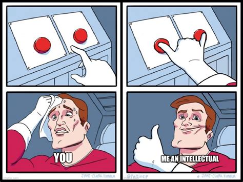 2 Buttons You Vs Me Blank Template Imgflip