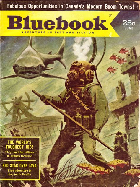 Pulp Cover Deep Sea Diver Art Diver Art Diver