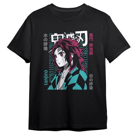 Demon Slayer Blusa - Camiseta Tanjiro Kamado V2 Demon Slayer Camisa Geek Blusa - Faz a Boa!