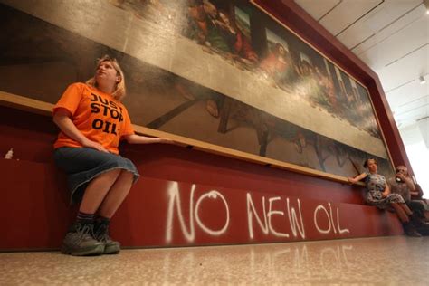 Just Stop Oil demonstrators in protest at London’s Royal Academy ...