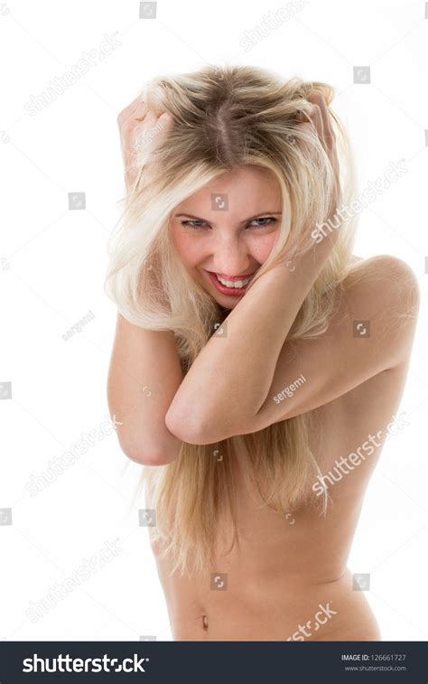 Portrait Charming Blonde Nude Stock Photo 126661727 Shutterstock