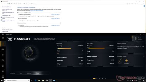 These Asus Armoury Crate power profiles don't make much sense ...