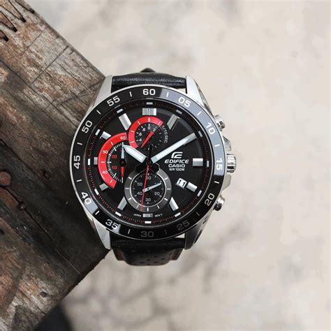 Reloj Casio Edifice Efv L Av Fecha Cron Metro Macho Accesorios